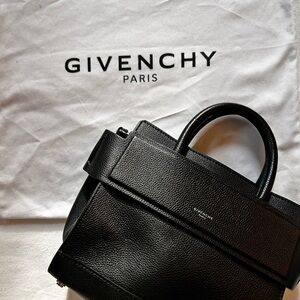 Givenchy Black Textured Leather Tote